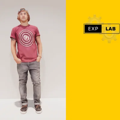 Mô hình nhân vật nam 3D cho kiến trúc và sa bàn