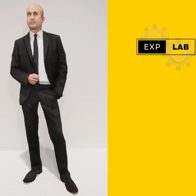 Mô hình người đàn ông mặc vest (Man in suit 2) cho sa bàn kiến trúc