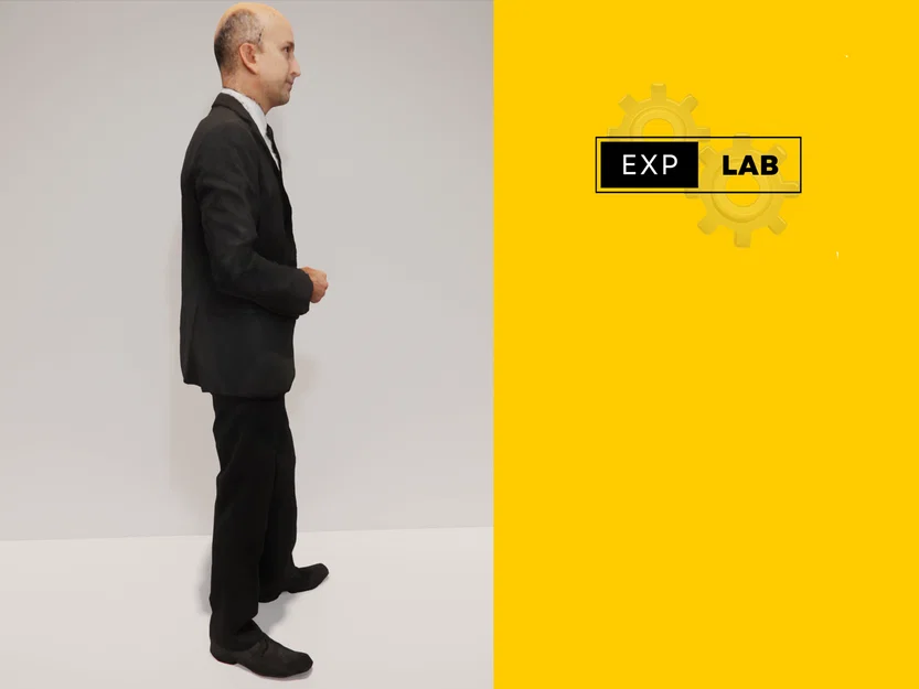 Mô hình người đàn ông mặc vest (Man in suit 2) cho sa bàn kiến trúc - Image 3