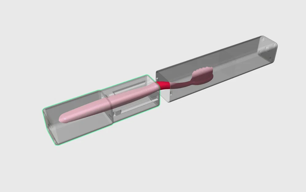 Hộp đựng bàn chải AR v3 (case/cover) đi du lịch, có thông gió - Image 1
