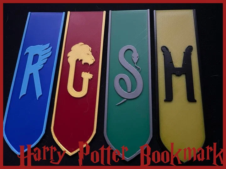 Bộ kẹp sách Harry Potter - Thiết kế 4 nhà Hogwarts cho người yêu sách - Image 1