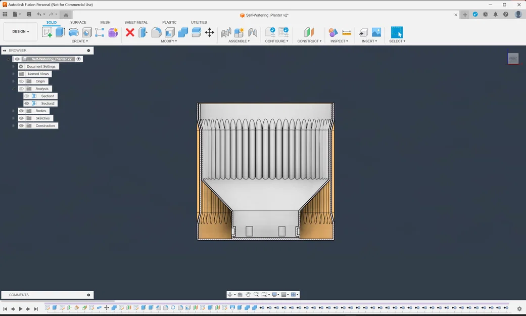 Chậu tự tưới in Vase Mode (Self-watering Planter) - Image 2