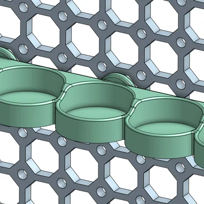 Khay giữ lọ sơn Liquitex (41mm) - Multiboard