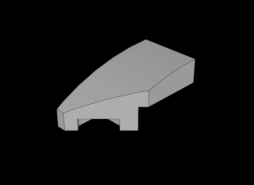 Mảnh ghép mái dốc cong 2x1 tương thích Lego (Slope Brick) - Image 1