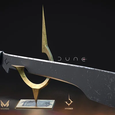 Mẫu 3D Harkonnen Blade trong phim Dune (Replica vũ khí biểu tượng)