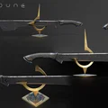 Mẫu 3D Harkonnen Blade trong phim Dune (Replica vũ khí biểu tượng) - Thumbnail 4