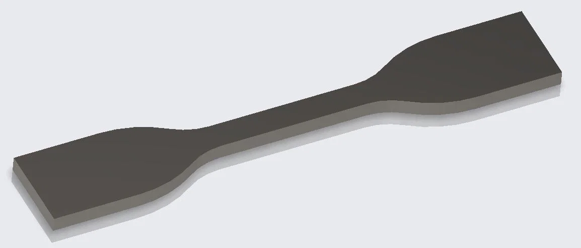 Mẫu thử kéo vật liệu ASTM D638 Type IV (Dogbone) cho in 3D - Image 1