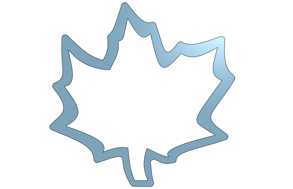 Khuôn cắt bánh quy hình lá phong (Maple Leaf Cookie Cutter) - Image 3