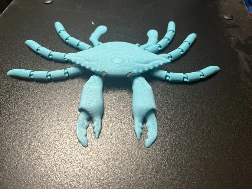 Mô hình chú cua linh hoạt Flexi Crab in 3D sống động - Image 2