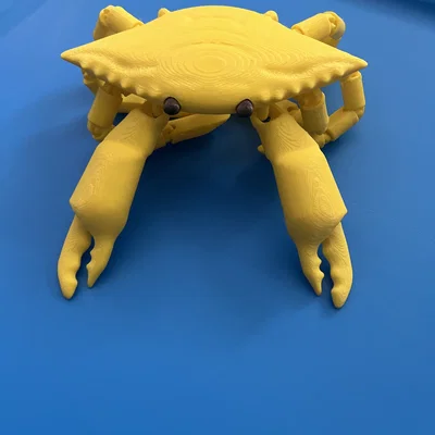Mô hình chú cua linh hoạt Flexi Crab in 3D sống động