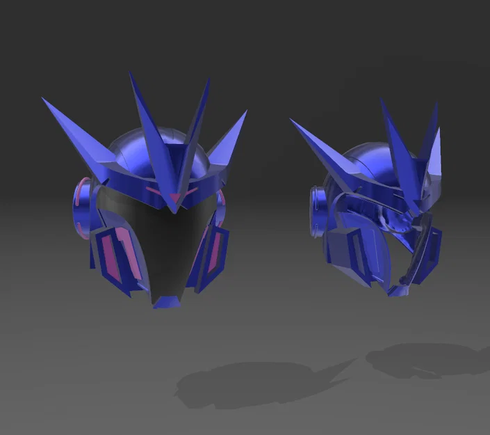 Mô hình mũ bảo hiểm Transformers Prime Soundwave in 3D cực chất - Image 1