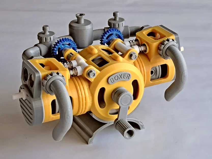 Mô hình động cơ 4 thì Flathead Boxer - Image 1