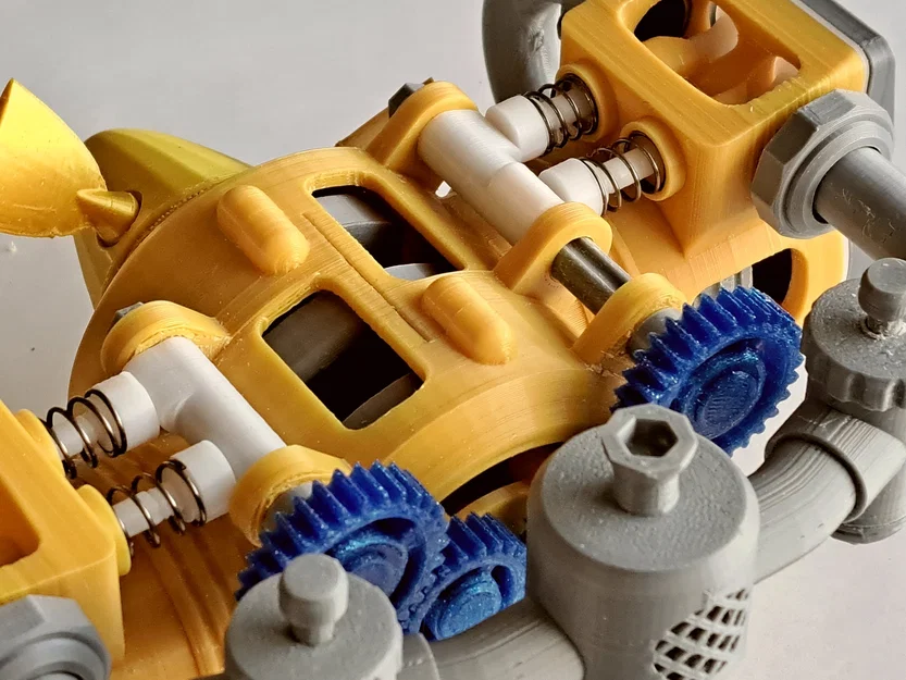 Mô hình động cơ 4 thì Flathead Boxer - Image 4