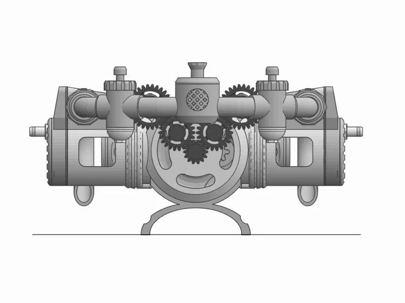 Mô hình động cơ 4 thì Flathead Boxer - Image 12