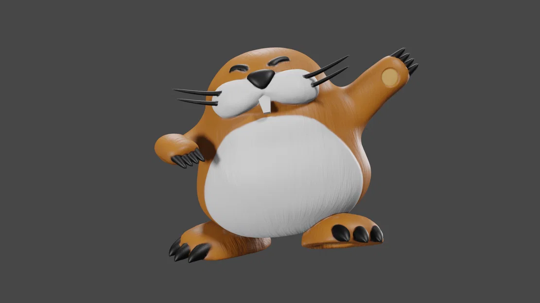 Tượng mini DnD Tabletop Monty Mole lấy cảm hứng từ Mario - Image 1