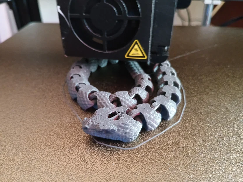 Rắn lục lạc fidget dạng khớp (Articulating) – Rattlesnake v3 - Image 3