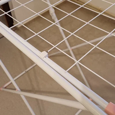 Sửa giá phơi đồ: khắc phục dây kim loại bị gãy (Drying rack/Clothes horse fix)