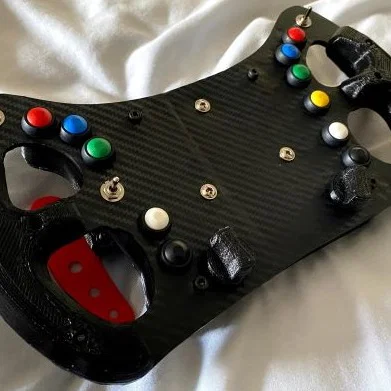 Vô lăng giả lập Ferrari 488 GT3: Mô hình 3D cho tín đồ đua xe