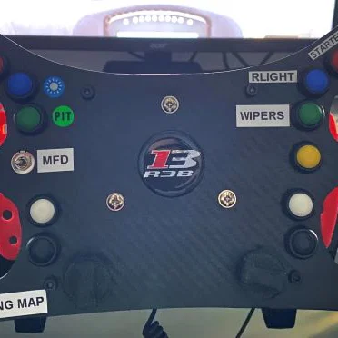 Vô lăng giả lập Ferrari 488 GT3: Mô hình 3D cho tín đồ đua xe