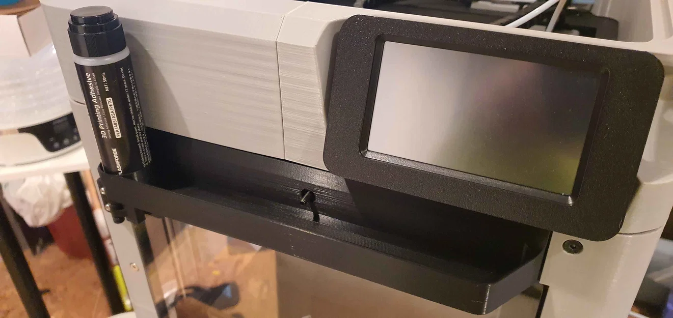 Giá đỡ phụ kiện kèm khe cắm keo cho máy in 3D Flashforge AD5M - Image 2