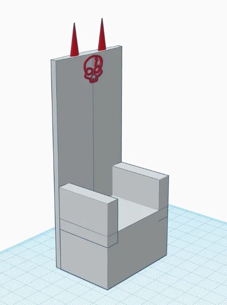 Chiếc ghế phong cách quỷ dữ cực ngầu cho mô hình Dummy 13 - Image 1