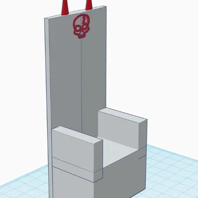 Chiếc ghế phong cách quỷ dữ cực ngầu cho mô hình Dummy 13