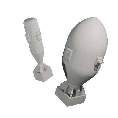 Mô hình 3D Little Boy và Fat Man: Tái hiện lịch sử cực chi tiết