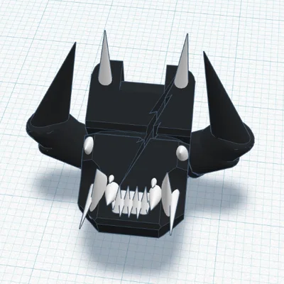 Mô hình đầu quỷ Demon Head cho Dummy 13 đầy cá tính