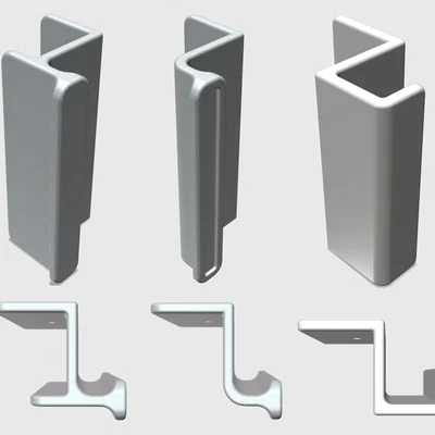 Bộ tay nắm cửa lùa IKEA PAX (AR) - SET