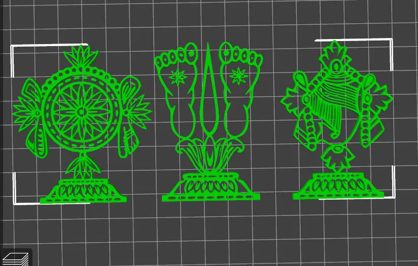 Mô hình trang trí biểu tượng tâm linh Tirupati Balaji (File STL) - Image 1