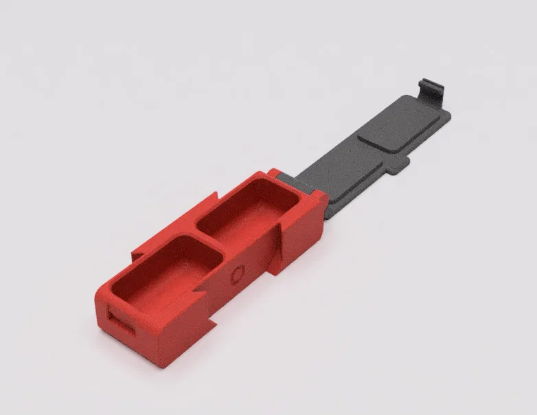 Hộp chia thuốc N ngày khớp dovetail, nắp snap print-in-place - Image 2