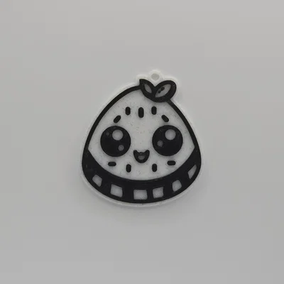 Móc khóa dưa hấu đáng yêu (Cute Watermelon Keychain) - In 3D dễ dàng