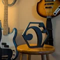 Tượng điêu khắc hiện đại lục giác Khóa Fa (Bass Clef) - Thumbnail 1