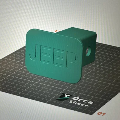 Nắp đậy lỗ móc kéo Jeep (Jeep Hitch Cover) cá tính cho xe Wrangler