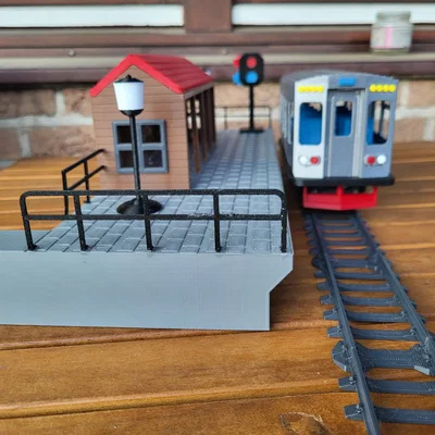 Nhà ga tàu hỏa đồ chơi (Toy Train Station)