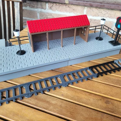 Nhà ga tàu hỏa đồ chơi (Toy Train Station)
