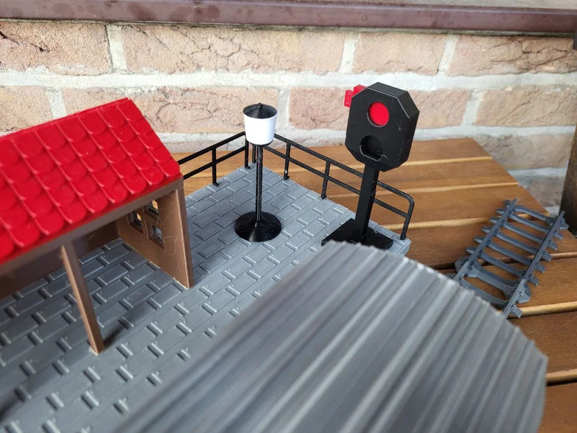 Nhà ga tàu hỏa đồ chơi (Toy Train Station) - Image 4