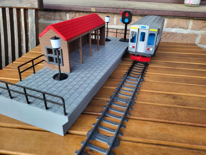 Nhà ga tàu hỏa đồ chơi (Toy Train Station) - Image 10