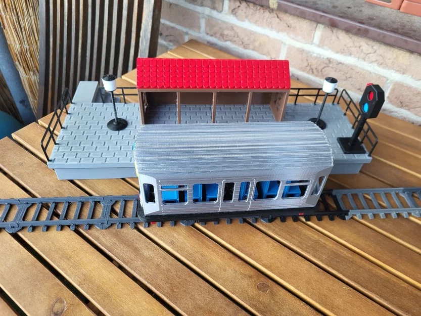 Nhà ga tàu hỏa đồ chơi (Toy Train Station) - Image 11