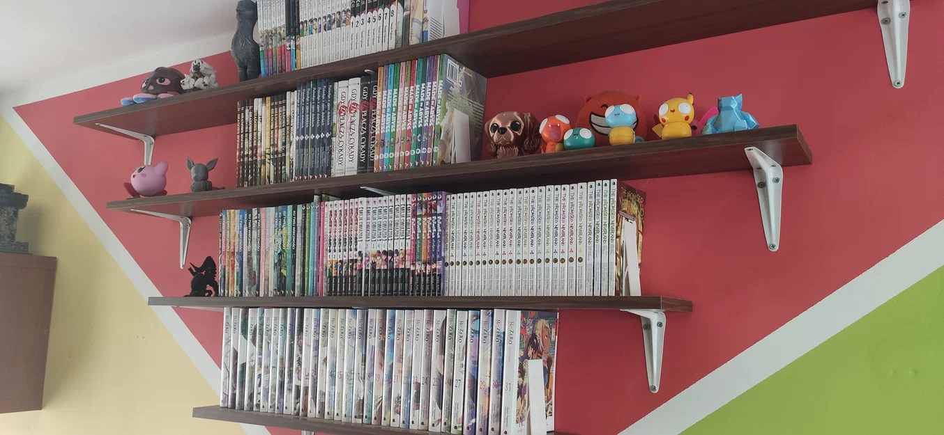 Manga bookend: Giải pháp chặn sách tối giản cho kệ truyện của bạn - Image 2