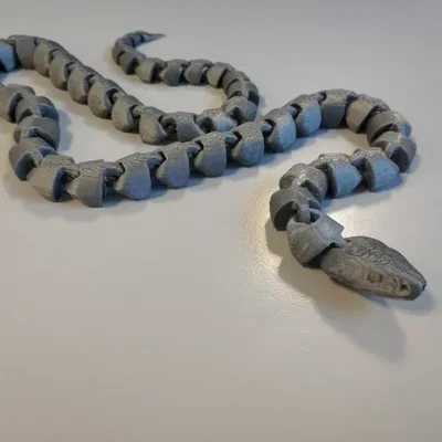 Mô hình rắn khớp nối linh hoạt (Flexible Snake) in 3D dễ dàng