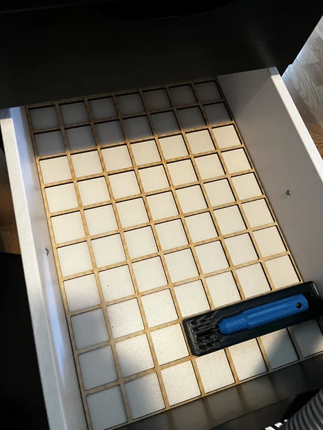 Miếng Inlay Gridfinity cho IKEA Alex - Image 1