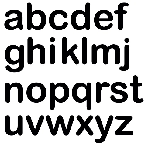 Bộ Chữ Cái In Thường (Lower Case Alphabet Letters) - File In 3D Đẹp - Image 1