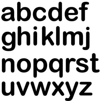 Bộ Chữ Cái In Thường (Lower Case Alphabet Letters) - File In 3D Đẹp