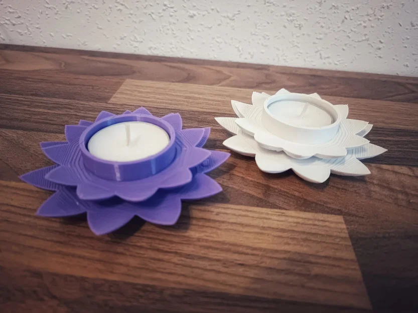 Đế nến tealight Hoa Sen - Giá đỡ nến nổi Hoa Sen - Image 1