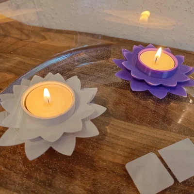 Đế nến tealight Hoa Sen - Giá đỡ nến nổi Hoa Sen