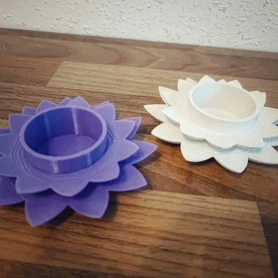 Đế nến tealight Hoa Sen - Giá đỡ nến nổi Hoa Sen