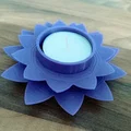 Đế nến tealight Hoa Sen - Giá đỡ nến nổi Hoa Sen - Thumbnail 4