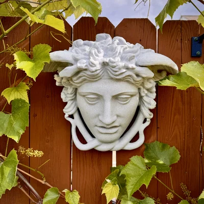 Vineyard Art – Tượng Bust Roman/Greek Treo Trang Trí Vườn Nho