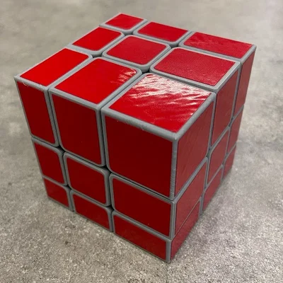 3x3 Mirror Cube – Khối Rubik gương 3D print hoàn toàn